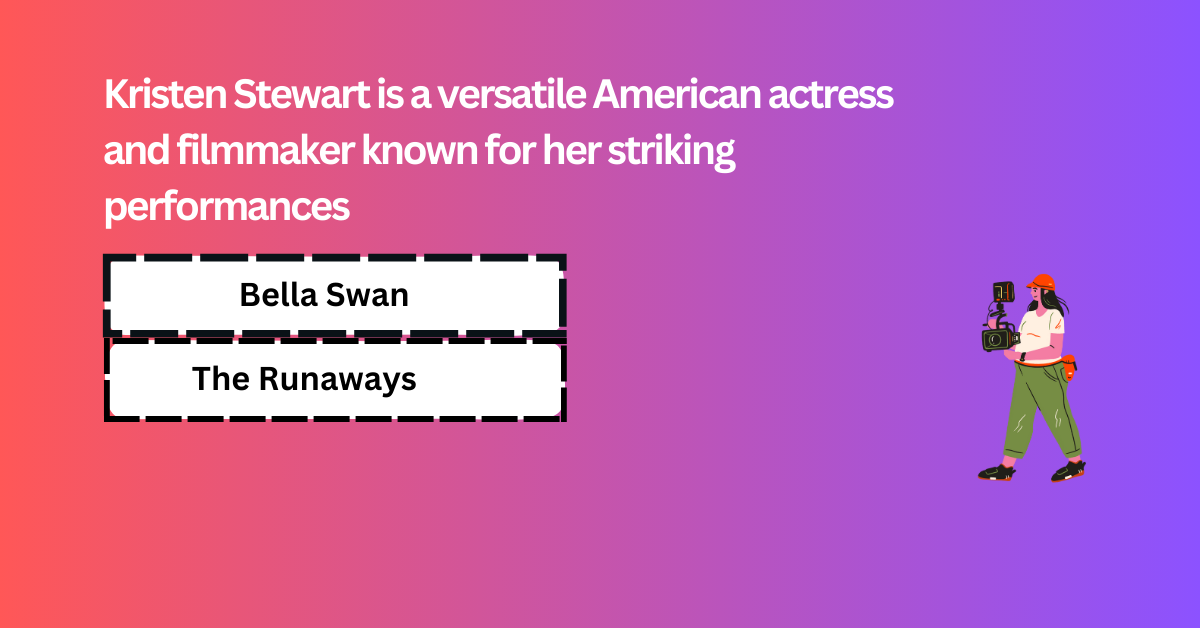 Kristen Stewart is a versatile American actress and filmmaker known for her striking performances across a wide range of genres. She rose to international fame with her role as Bella Swan in the "Twilight" series (2008-2012), a five-film adaptation of Stephenie Meyer's bestselling vampire romance novels. However, Stewart's career extends far beyond her portrayal in the blockbuster series.